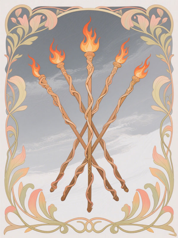 Five of Wands